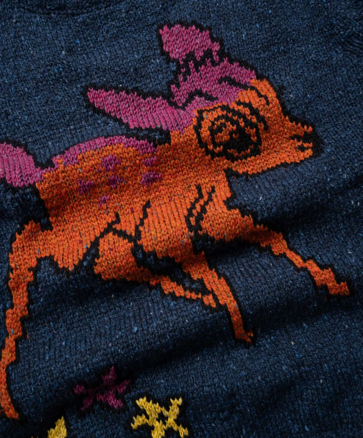 Howlin Acid Deer With Flowers - Blue (Women) Fashion