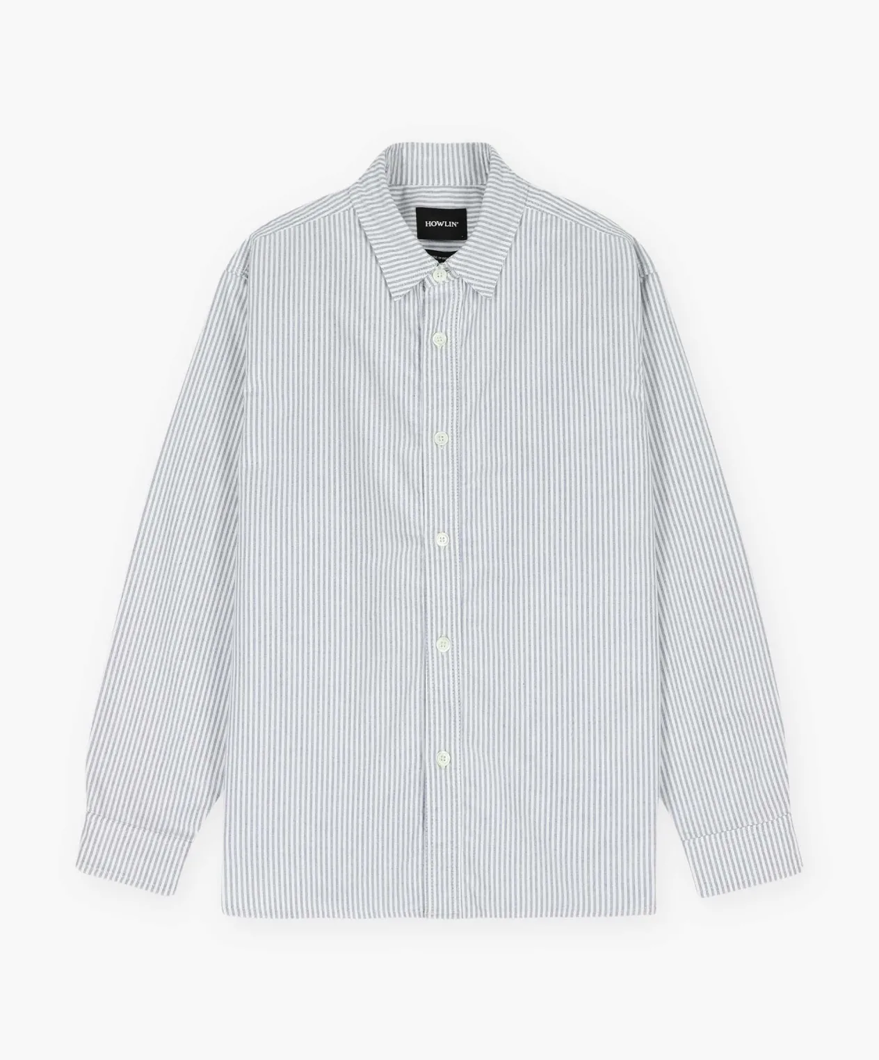 Howlin Afterthoughts Shirt - Brushed Oxford Blue Cheap