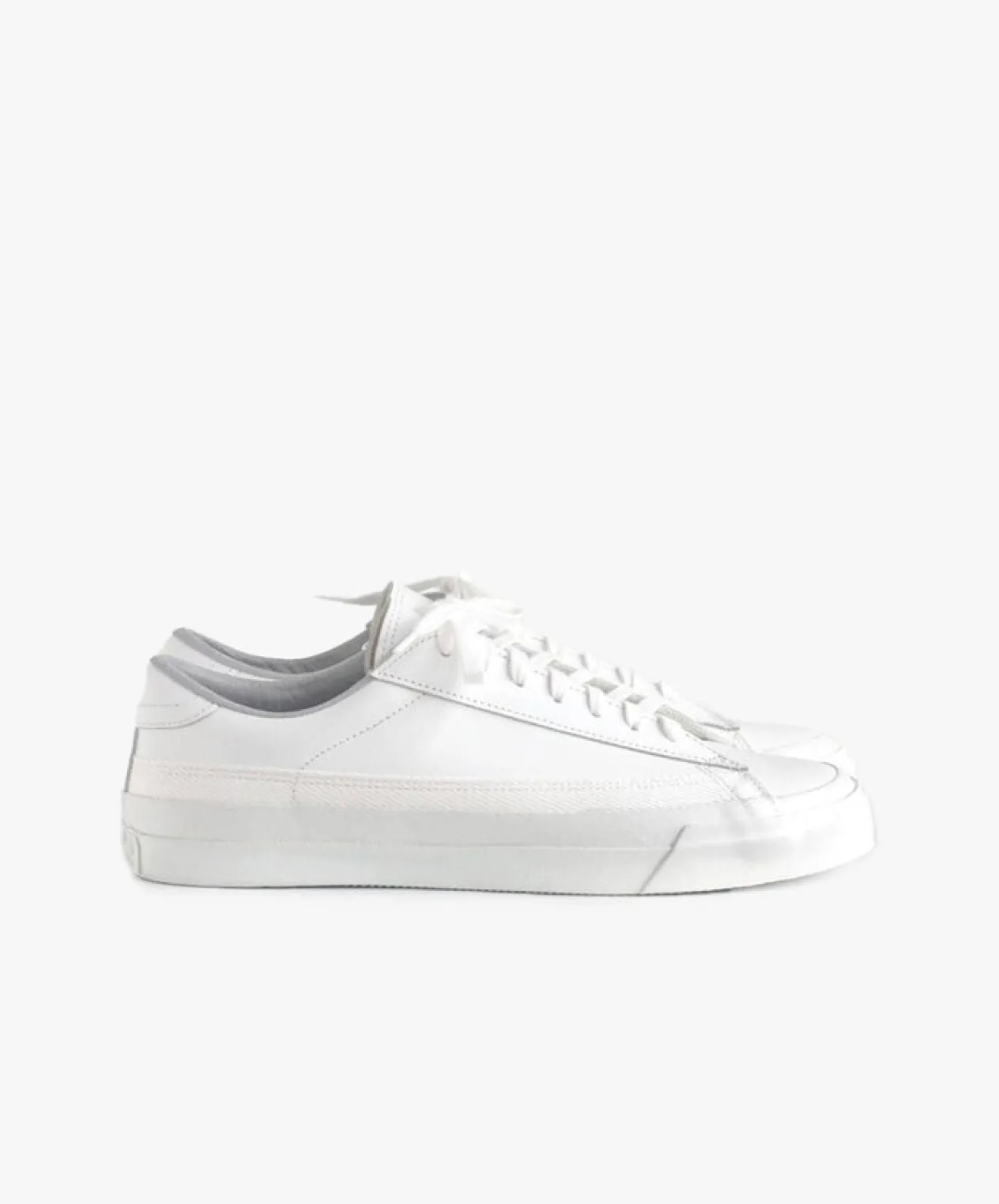 Asahi Belted Low Leather - White Flash Sale
