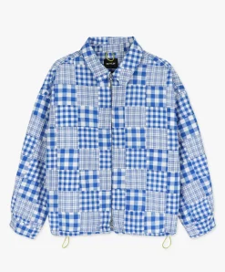 Howlin Boxy Swing Jacket - Blue Madras Patchwork Cheap