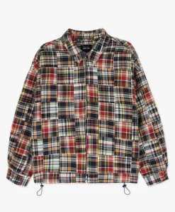 Howlin Boxy Swing Jacket - Multi Madras Patchwork Hot