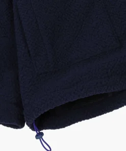 Howlin Boxy Swing Jacket - Recycled Shearling Navy Shop
