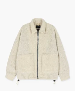 Howlin Boxy Swing Jacket For Women - Recycled Shearling Ecru (Women) Flash Sale