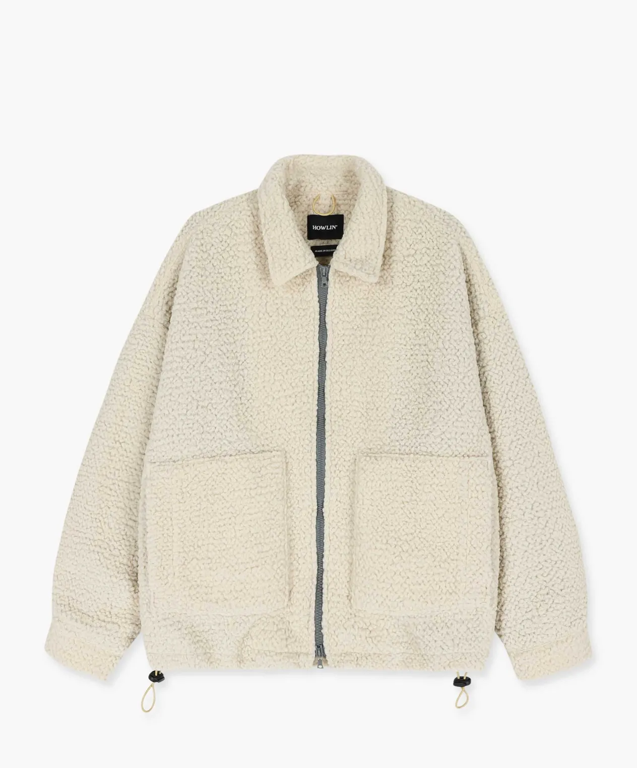 Howlin Boxy Swing Jacket For Women - Recycled Shearling Ecru (Women) Flash Sale