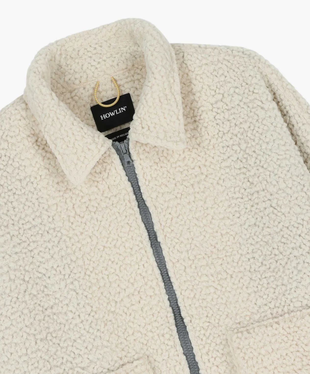 Howlin Boxy Swing Jacket For Women - Recycled Shearling Ecru (Women) Flash Sale