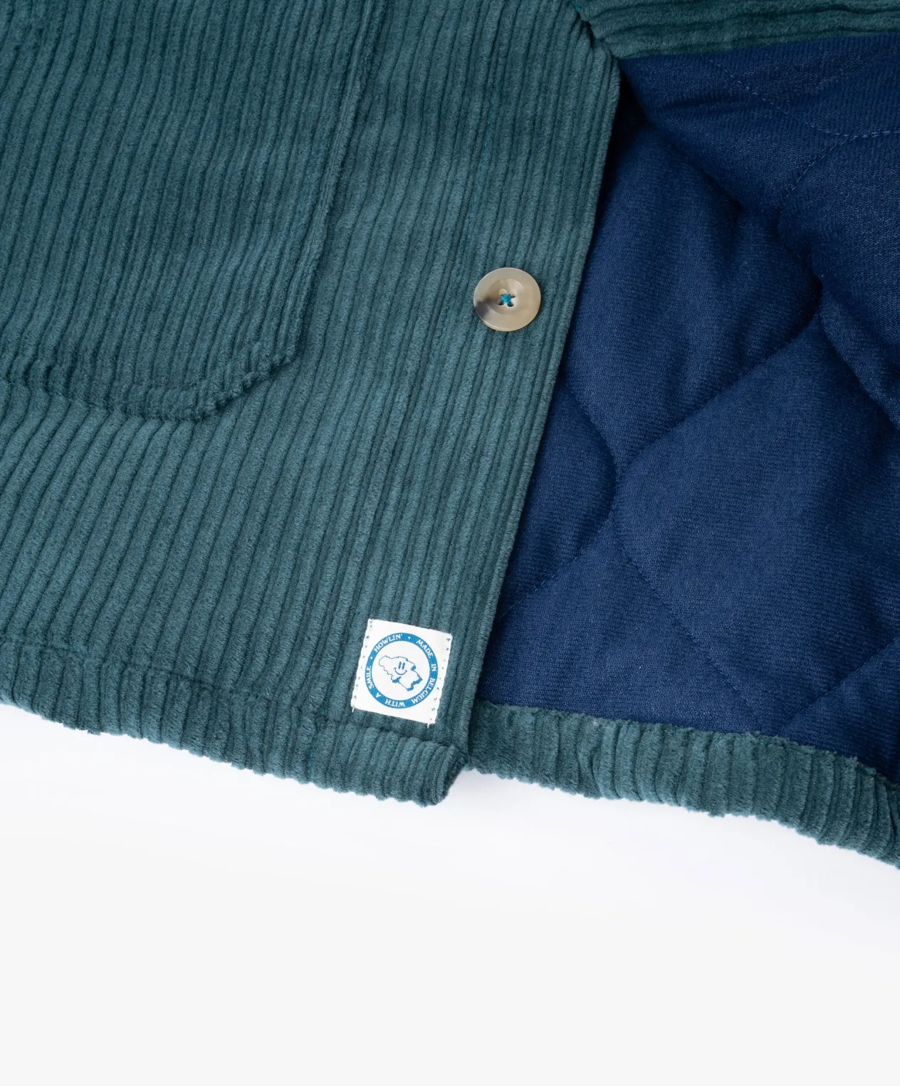 Howlin Coach Your Cord Jacket - Petrol Online