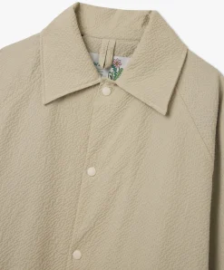 Howlin Coach Your Jacket - Ecru Seersucker Best Sale