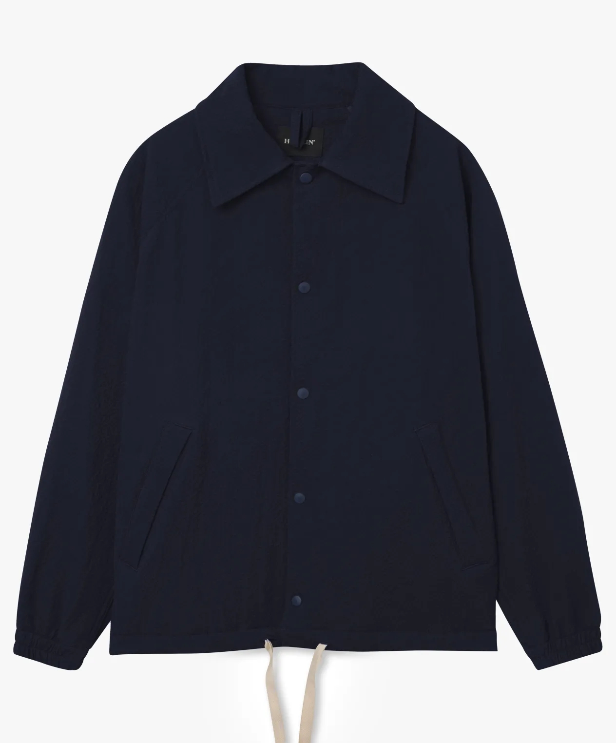 Howlin Coach Your Jacket - Navy Seersucker Outlet