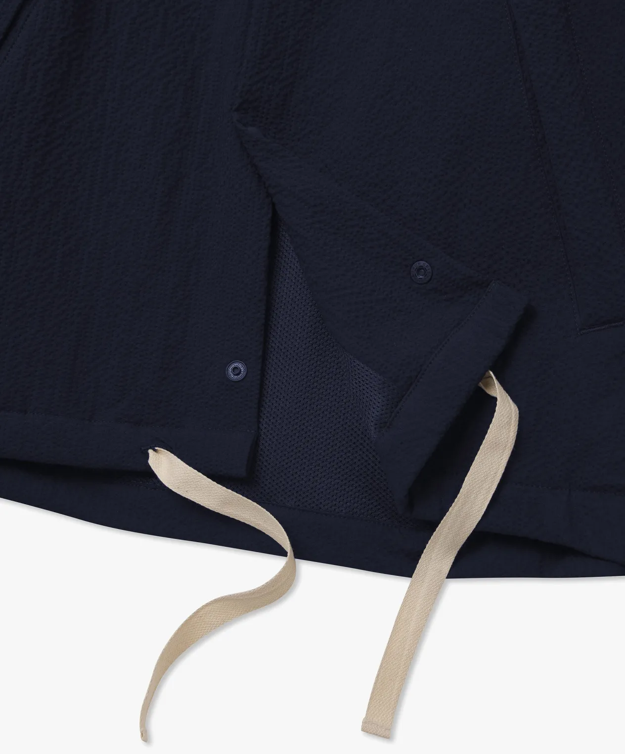 Howlin Coach Your Jacket - Navy Seersucker Outlet