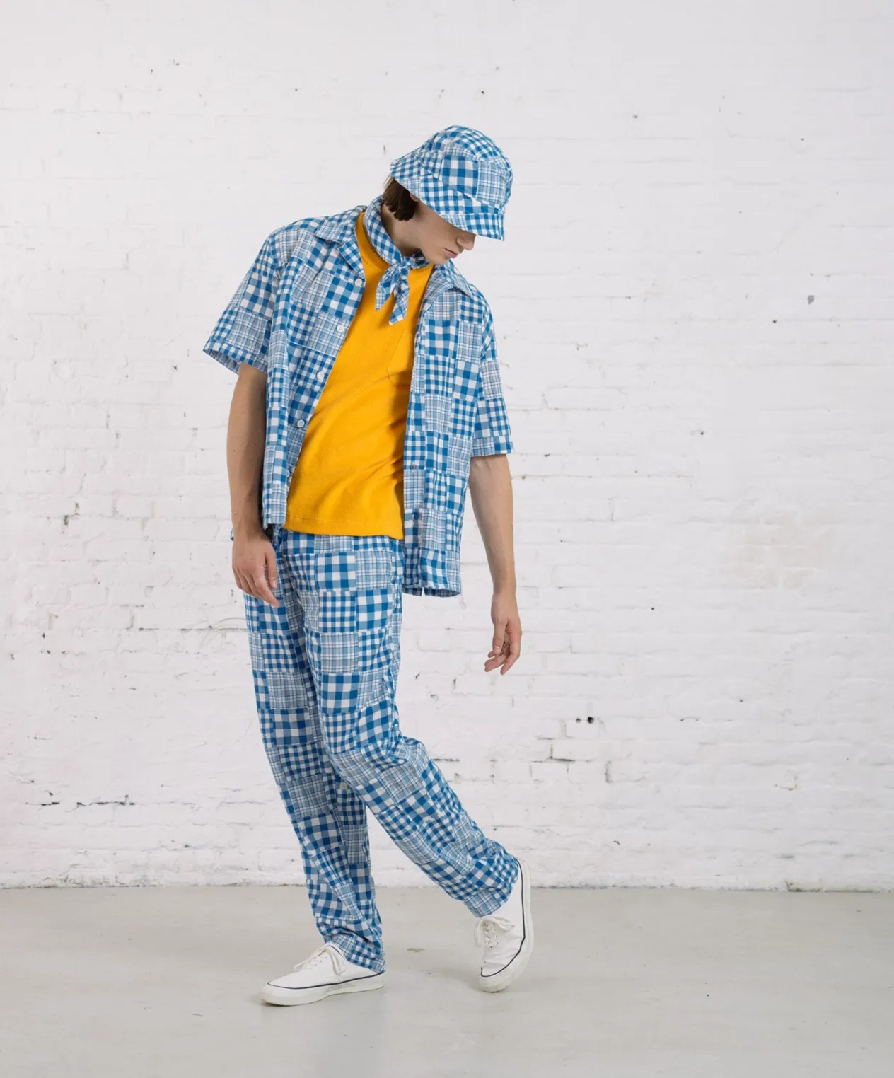 Howlin Cocktail D’Amore - Blue Madras Patchwork Hot