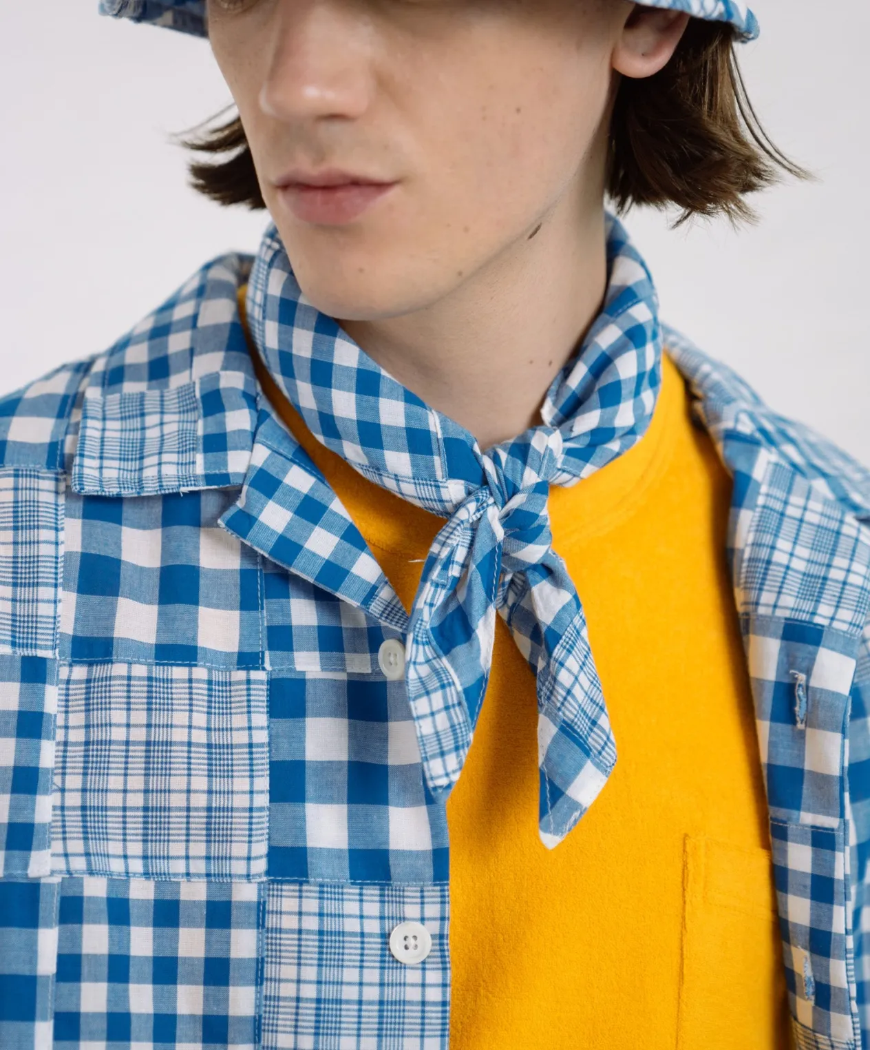 Howlin Cocktail D’Amore - Blue Madras Patchwork Hot