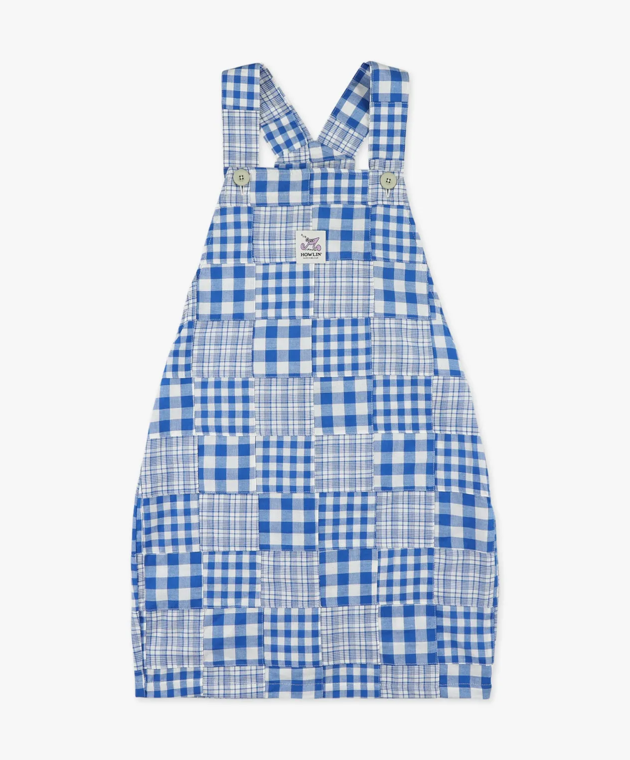 Howlin Cosmic Dress - Blue Madras Patchwork (Women) Best