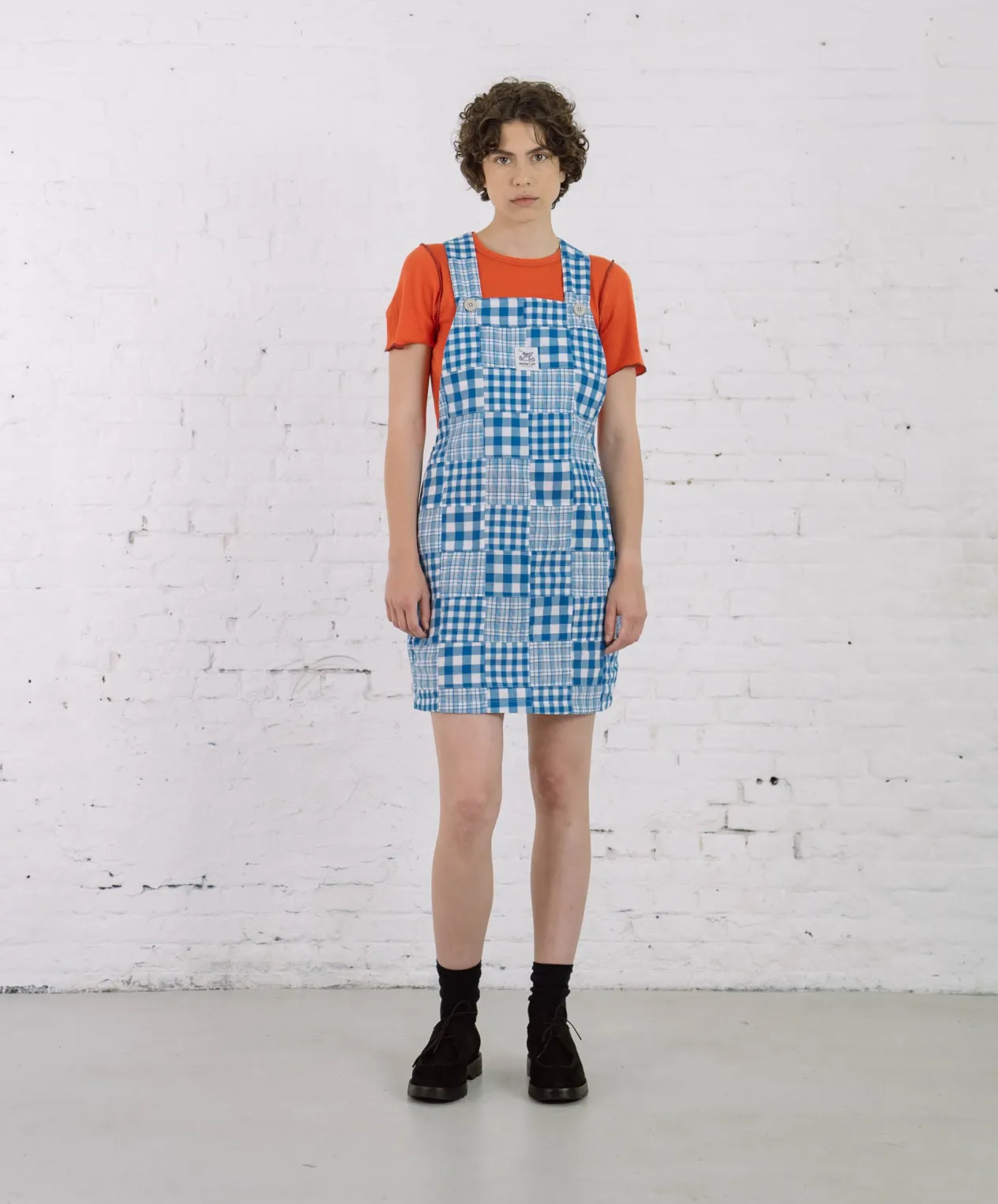 Howlin Cosmic Dress - Blue Madras Patchwork (Women) Best