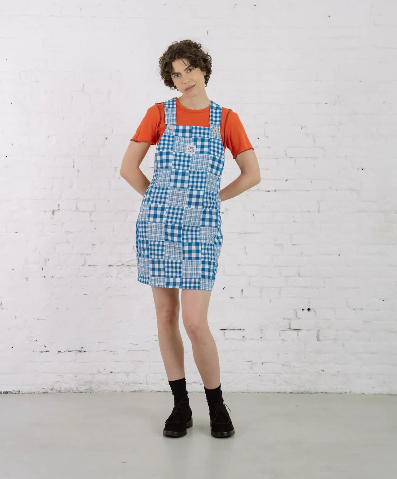 Howlin Cosmic Dress - Blue Madras Patchwork (Women) Best