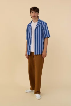 Howlin Cosmic Pants - Walnut Seersucker Sale