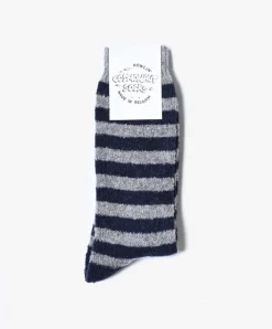 Howlin Cosmonaut Socks - Blue / Grey Best