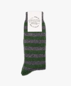Howlin Cosmonaut Socks - Dark Grey / Green Cheap