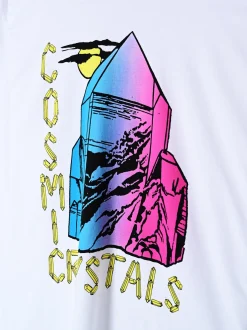 Good Morning Tapes Crystal Mountain LS Tee - White Flash Sale