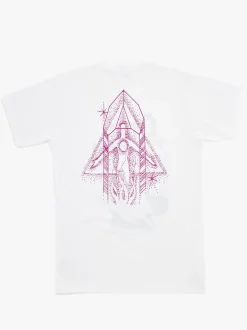Good Morning Tapes Crystal Paths SS Tee - White Store
