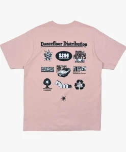 Nowadays Dancefloor Distri T-shirt - Peach Sale