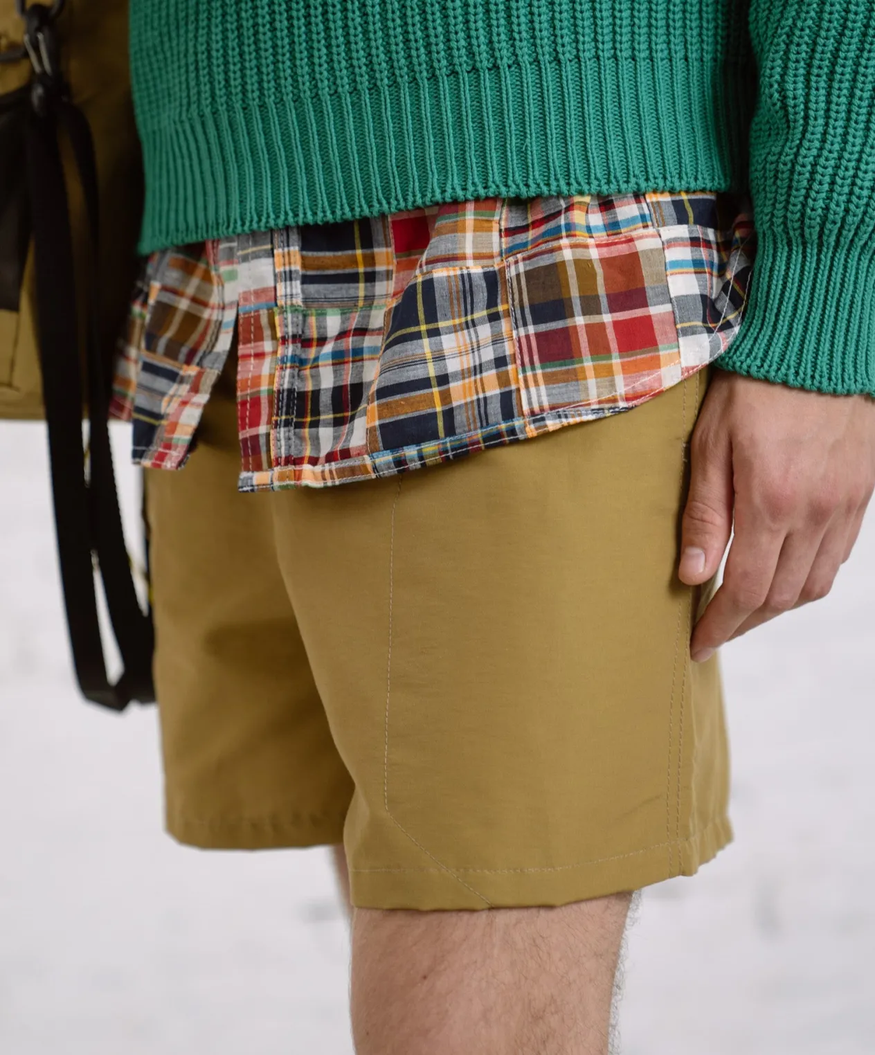 Howlin Doppler Effect Shorts - Khaki Water Repellent Nylon Outlet