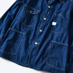 Post O'Alls Engineer's Jacket - Deep Washed Indigo Sale