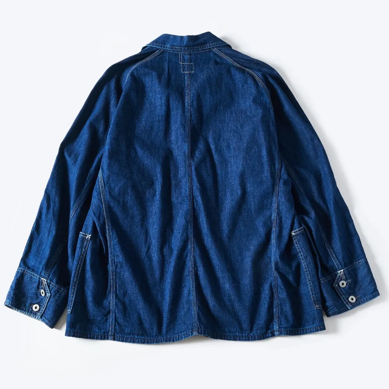 Post O'Alls Engineer's Jacket - Deep Washed Indigo Sale