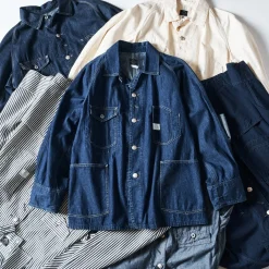 Post O'Alls Engineer's Jacket - Deep Washed Indigo Sale