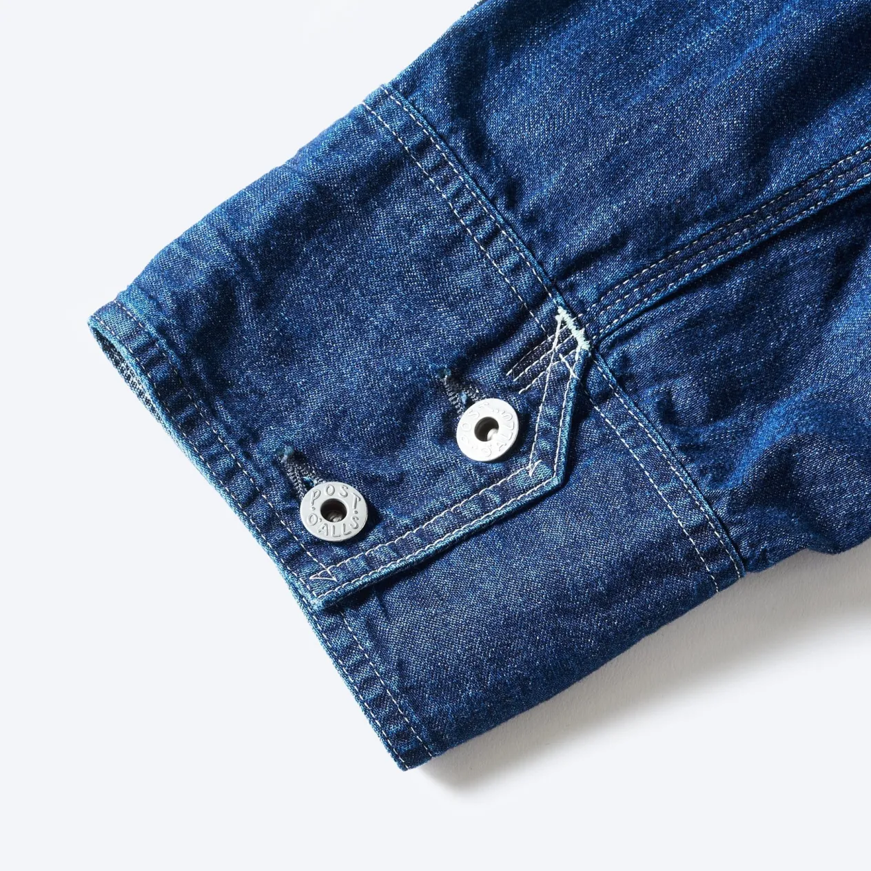 Post O'Alls Engineer's Jacket - Deep Washed Indigo Sale