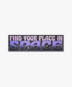 Howlin Find Your Place In Space Bumper Sticker Shop