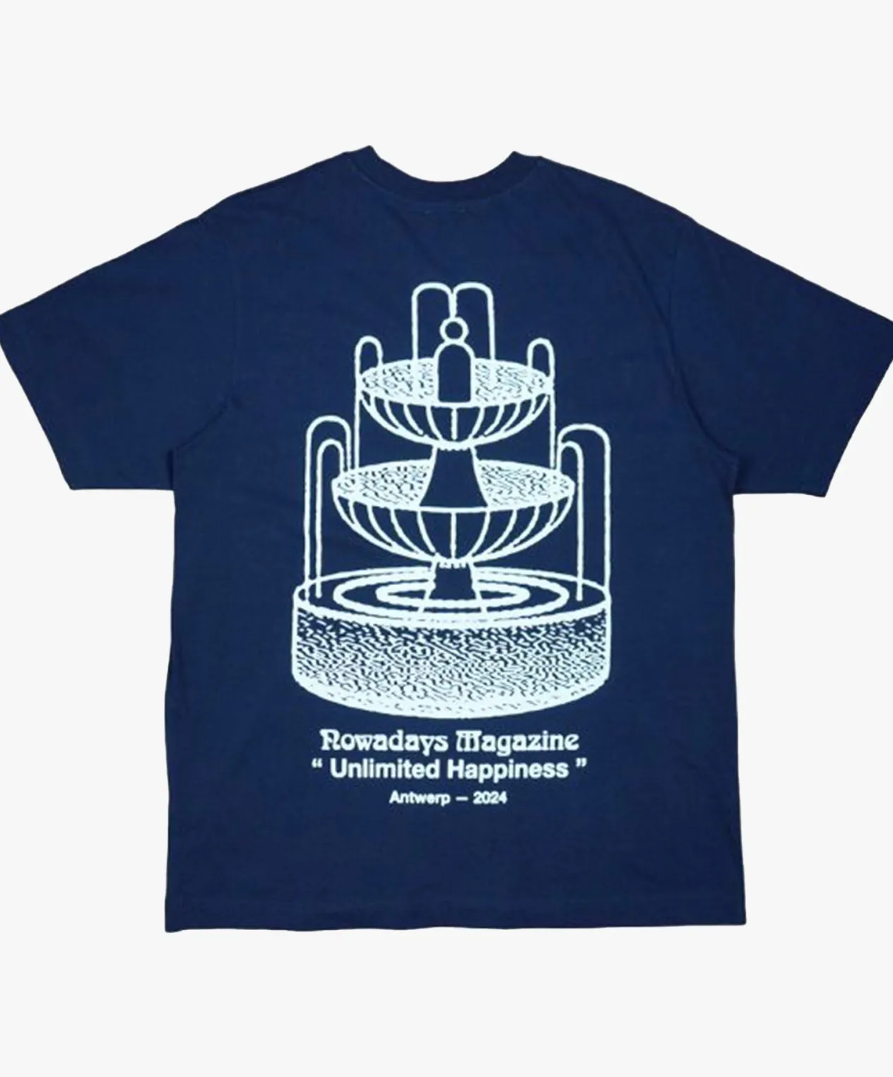Nowadays Fountain T-shirt - Navy Sale