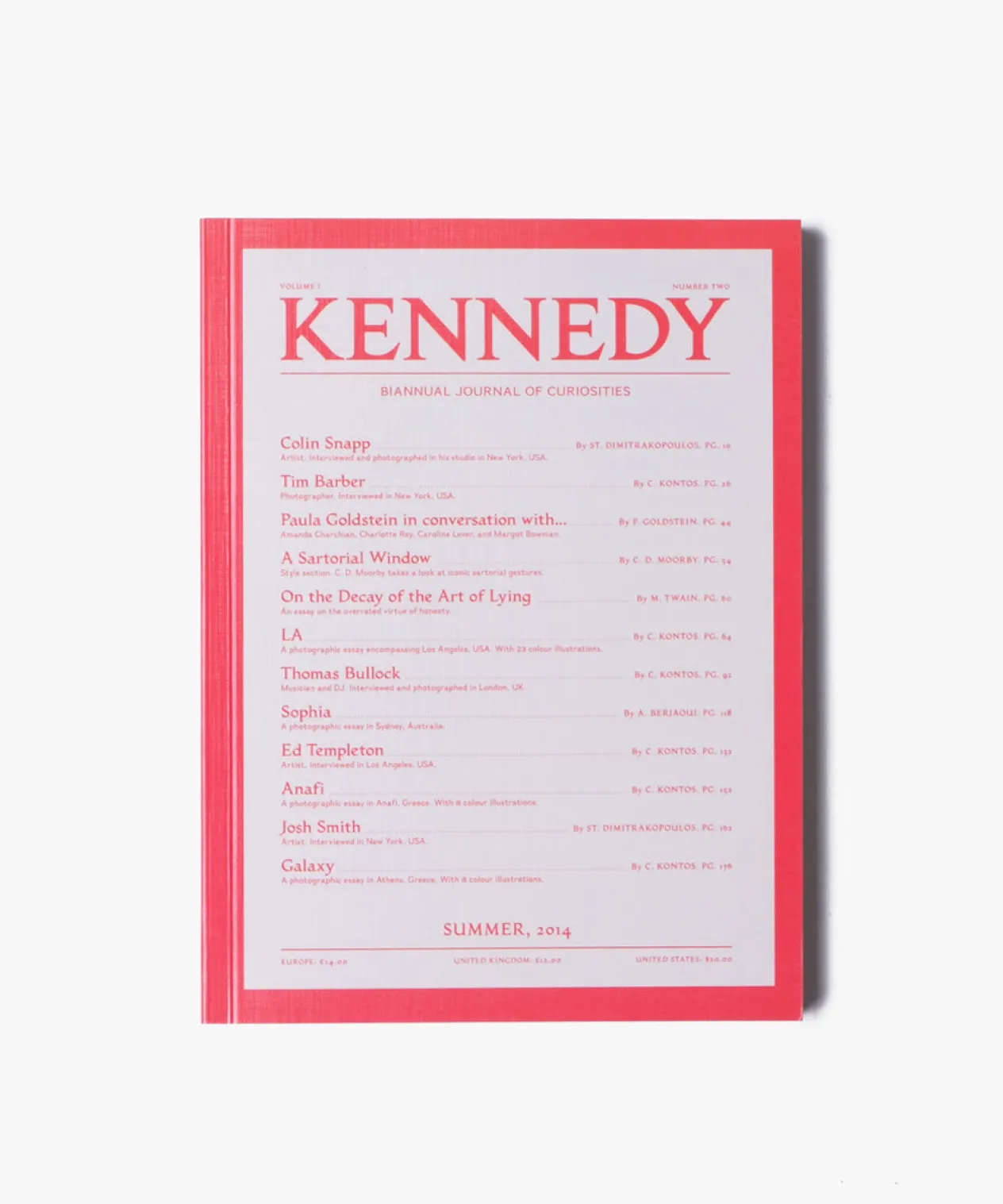Magazines Kennedy Magazine - Volume 1 N°2 Clearance