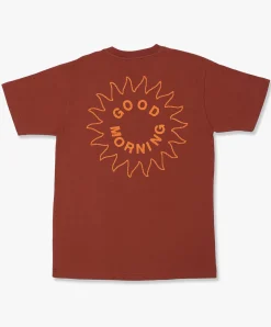 Good Morning Tapes Let Spirit Guide Us SS Tee - Clay Online