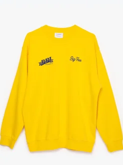 Public Possession Logo Crewneck - Yellow Outlet