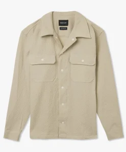 Howlin Magic Work Shirt - Ecru Seersucker Sale