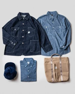 Post O'Alls No.2 Shirt - Indigo Clearance