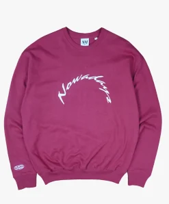 Nowadays Mag Crewneck - Bordeaux Cheap