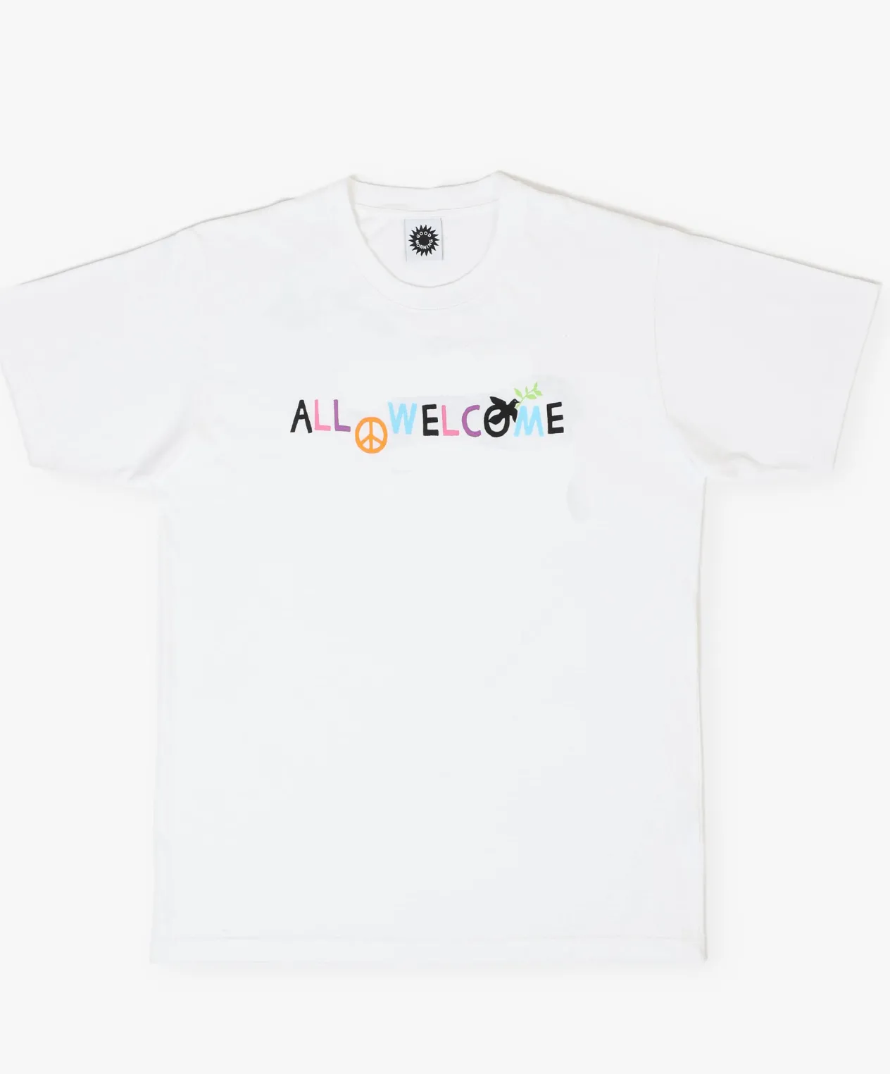 Good Morning Tapes Peace Dove SS Tee - White Best Sale