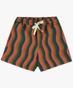 Howlin Private Shorts - Cognac Wave Hemp Print (Women) Online