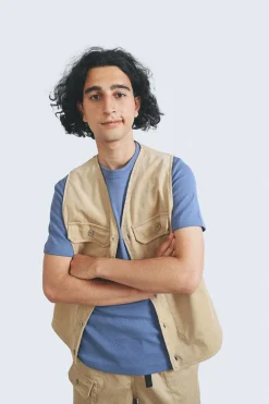 Howlin Seven Days Awake Vest - Sand Summer Corduroy Online