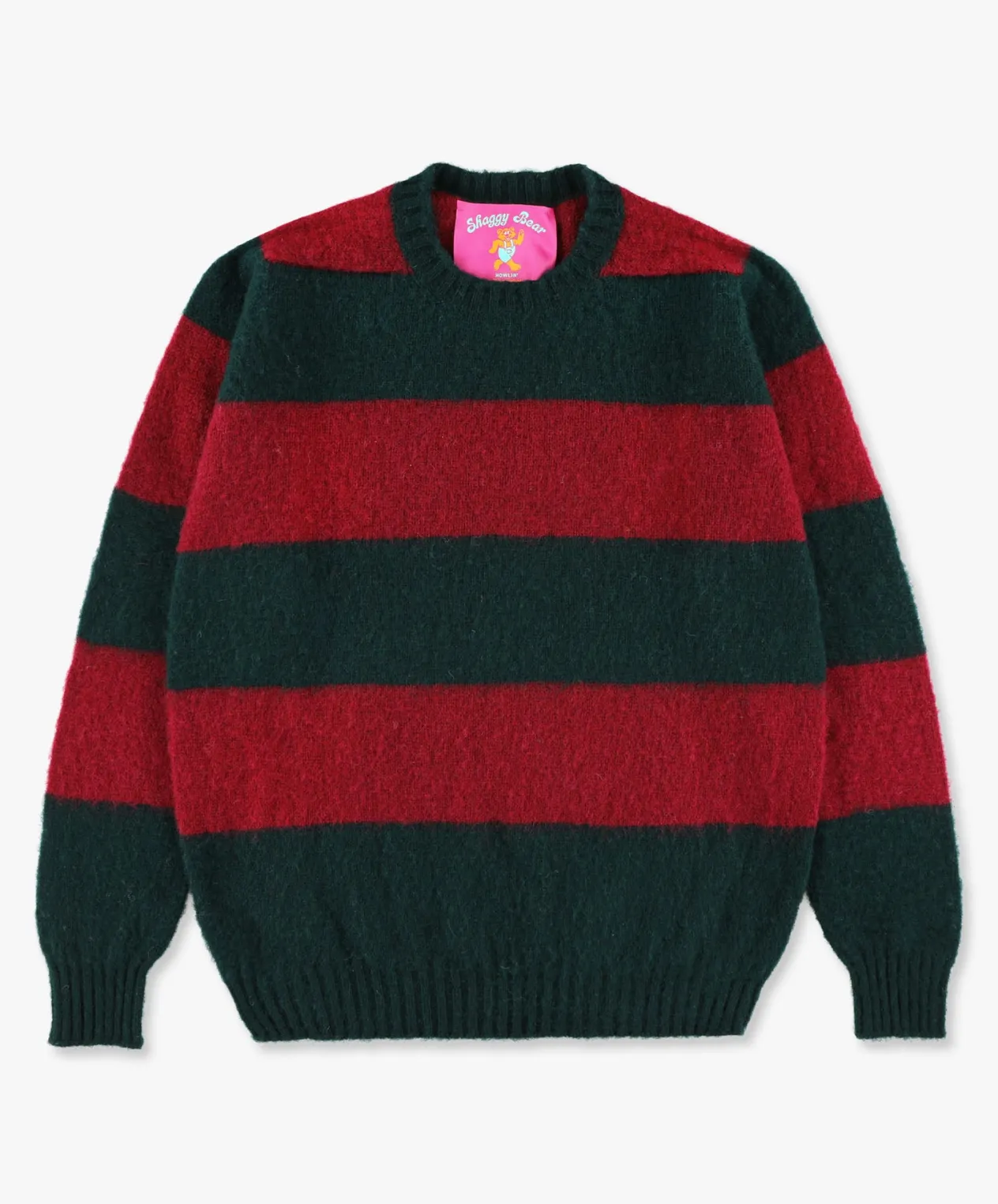 Howlin Shaggy Bear - Chunky Stripes - Cherry Hot