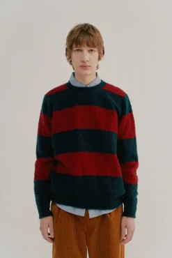 Howlin Shaggy Bear - Chunky Stripes - Cherry Hot
