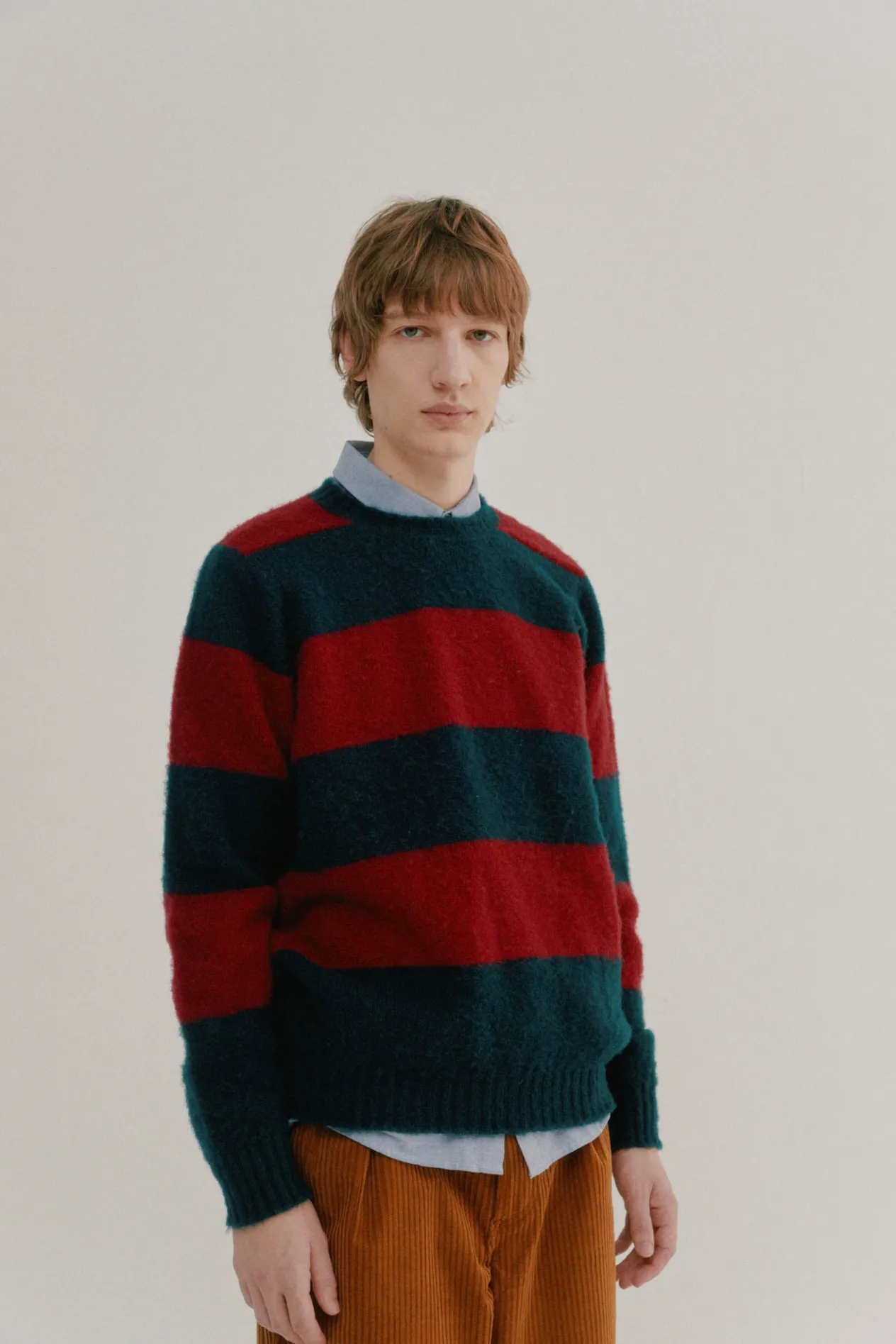 Howlin Shaggy Bear - Chunky Stripes - Cherry Hot