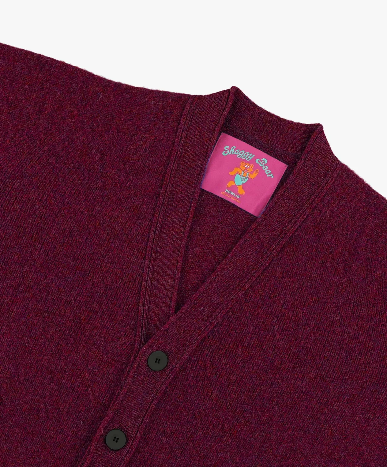 Howlin Shaggy Bear Cardigan - Wine Best Sale