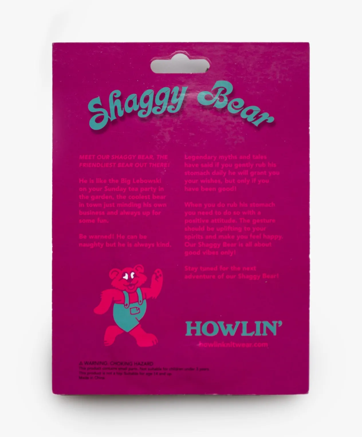 Howlin Shaggy Bear Keychain *Limited edition* Store