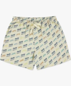 Howlin Smiling Shorts - Sand ' Piano Hemp Print Shop