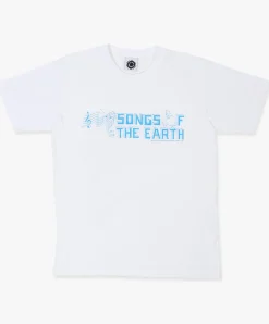 Good Morning Tapes Songs Of The Earth SS Tee - White New