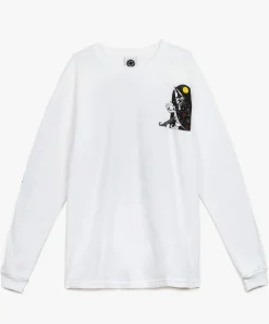 Good Morning Tapes Stars Speak LS Tee - White Fashion