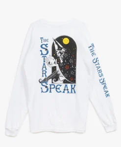 Good Morning Tapes Stars Speak LS Tee - White Fashion