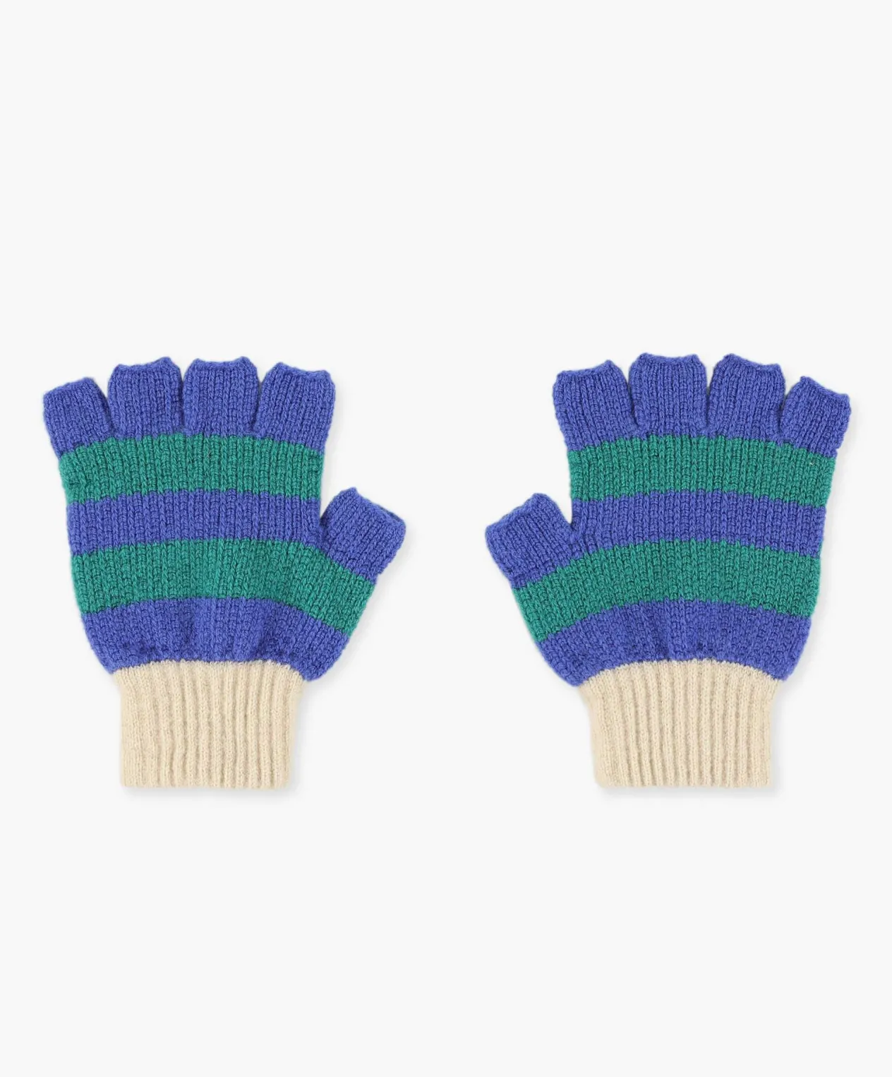 Howlin Striped No Fingers Gloves - Sparkle Sale